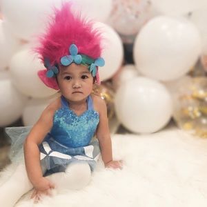 Princess poppy costume with headband